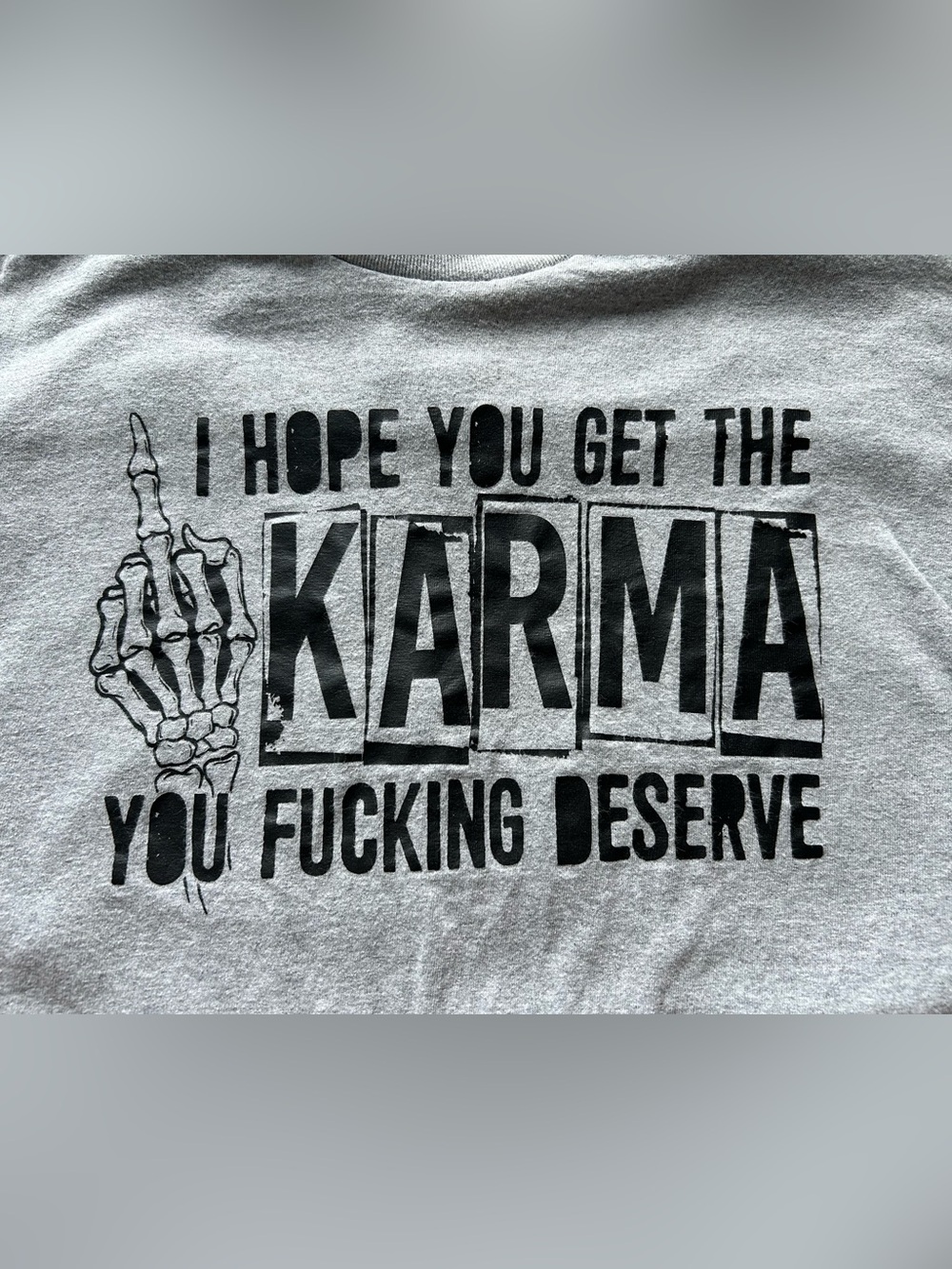 Karma graphic tee